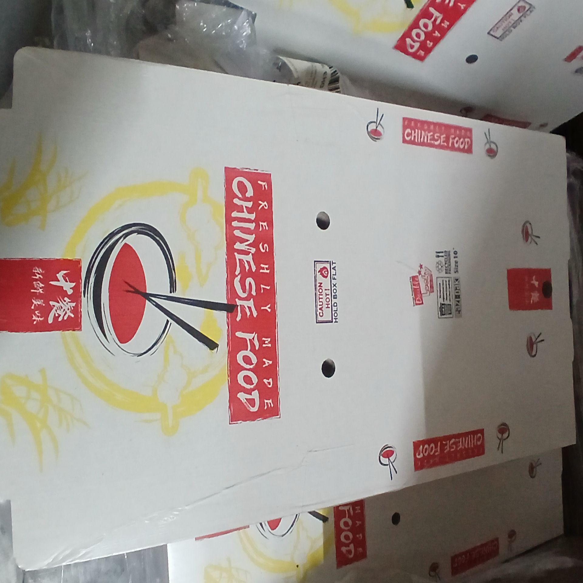 10 Inch Pizza Box-Red