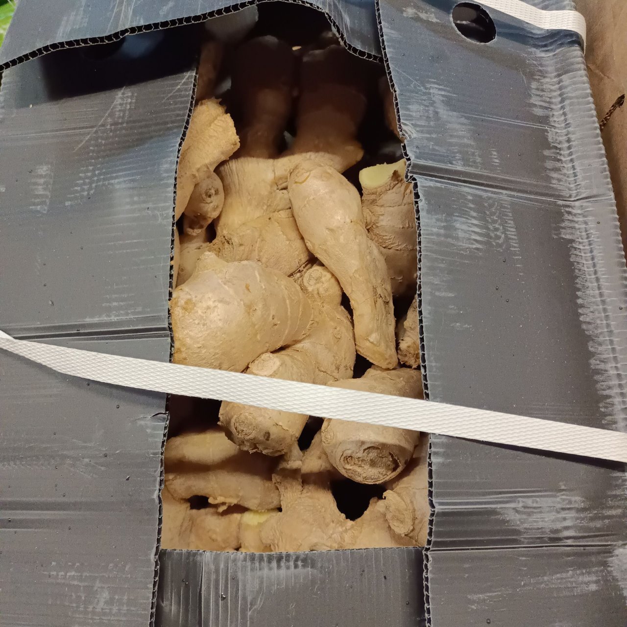 Box Of Fresh Ginger
