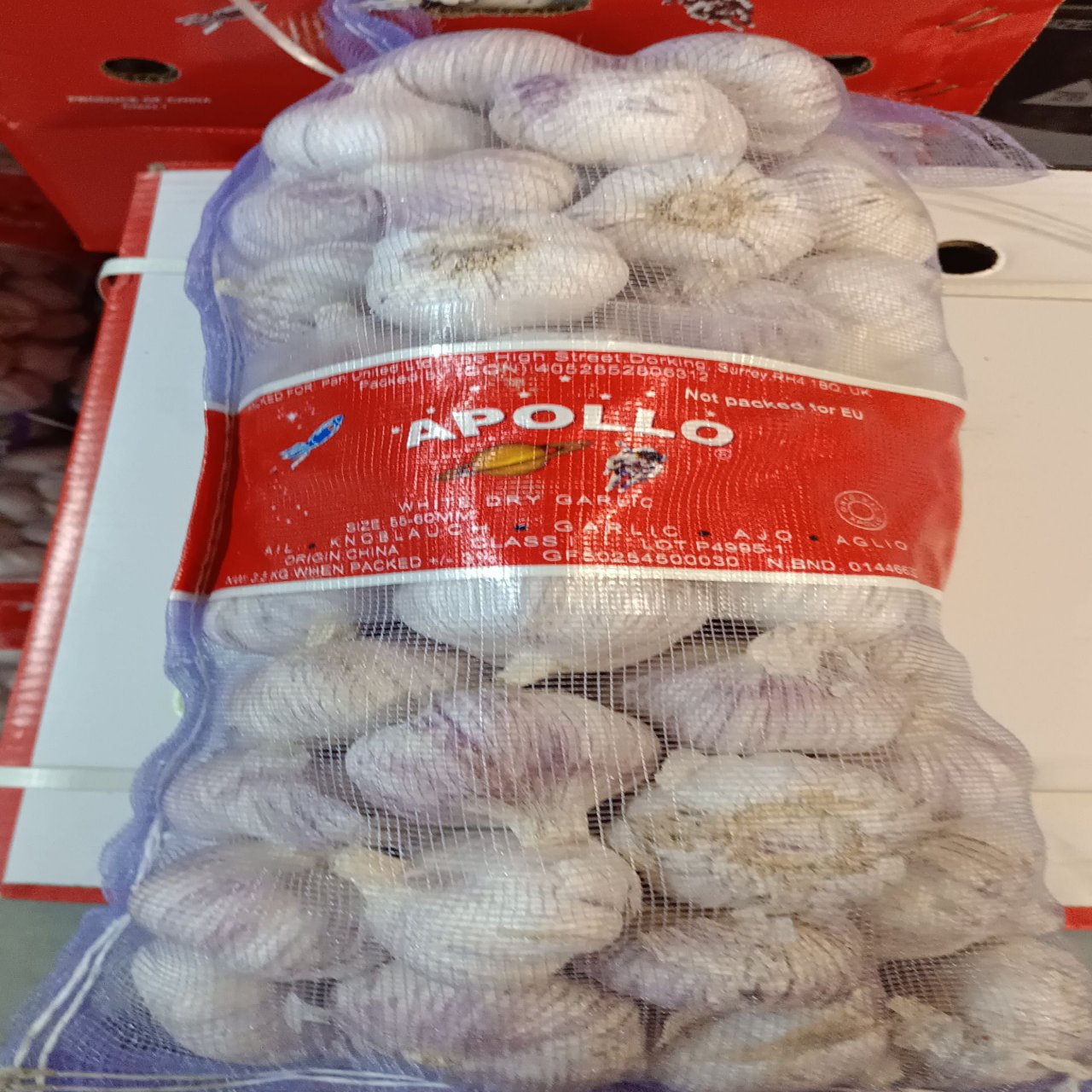 Small Bag Fresh Garlic With Skin