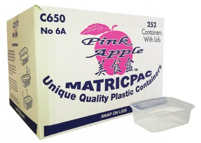 Pink Apple Container Box C650