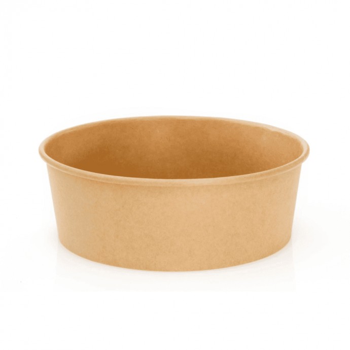 Round Kraft Deli Bowls 500 2