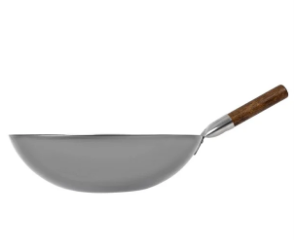 Carbon Steel 14" Round Bottom Wok 2