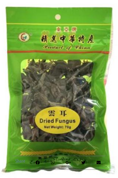 East Asia Dry Fungus